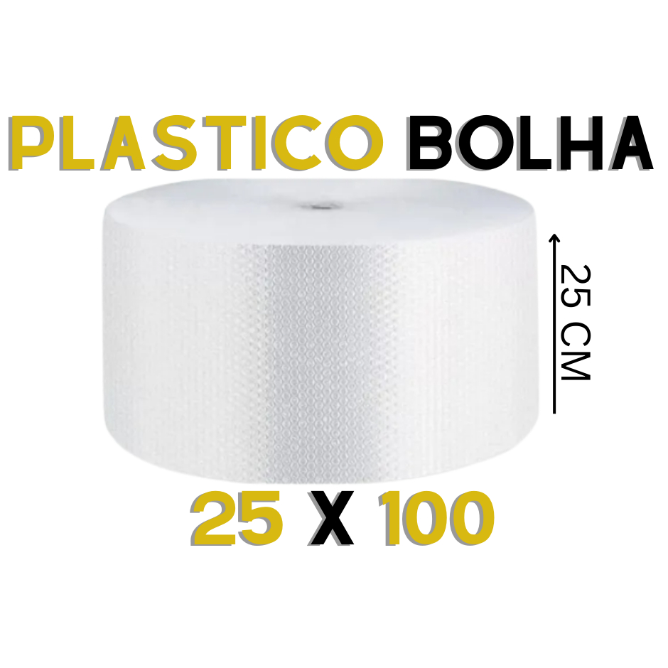 Plástico Bolha 25x100m Proteção e Segurança Mudança - ENVIO EM 24 HRS --AF em Oferta na Shopee