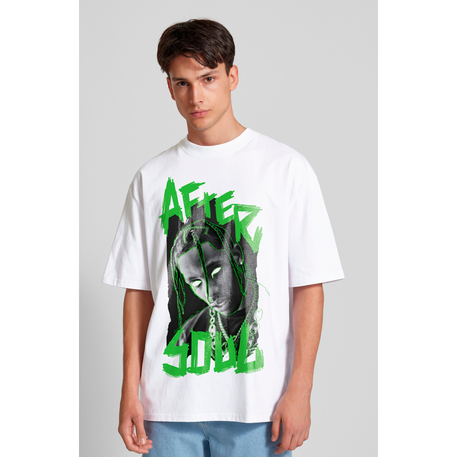 Camiseta Plus Size AfterSoul (Arcane) | Streetwear | 100% Algodão | Oversized | Inspirada na Série