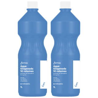 Água Oxigenada Volume 10 Ação Antisséptica Descolorante Kit 2 Litros em Oferta na Shopee