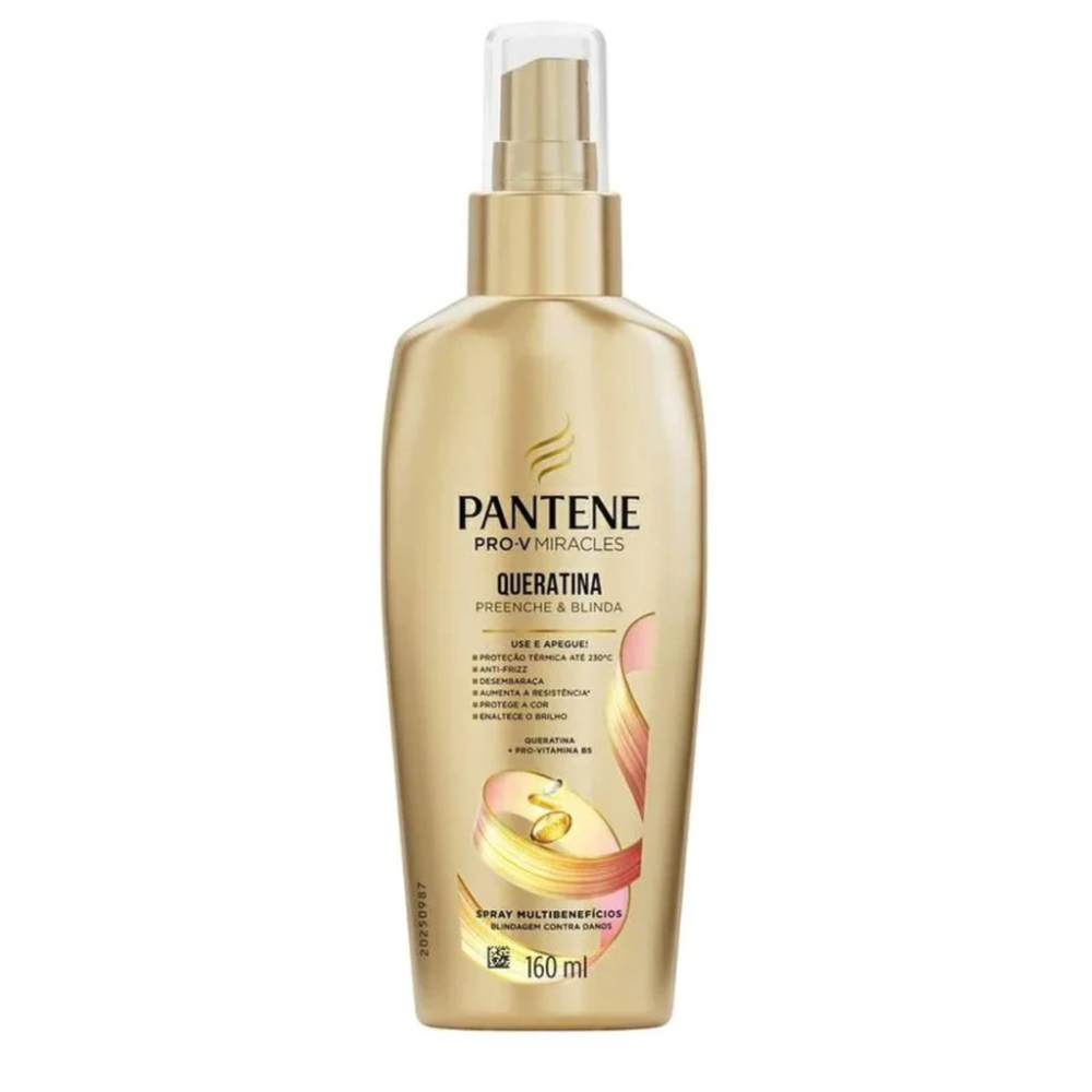 Spray Capilar  Queratina Preenche e Blinda  Pantene 160ml