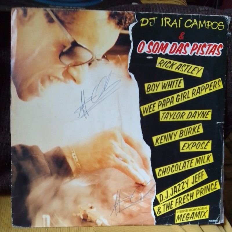 lp vinil - dj.irai campos e o som das pistas /black music / lp apresenta pouco chiados não pula