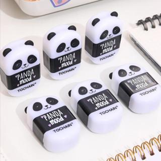Apontador com Depósito e Borracha Panda Tochain em Oferta na Shopee