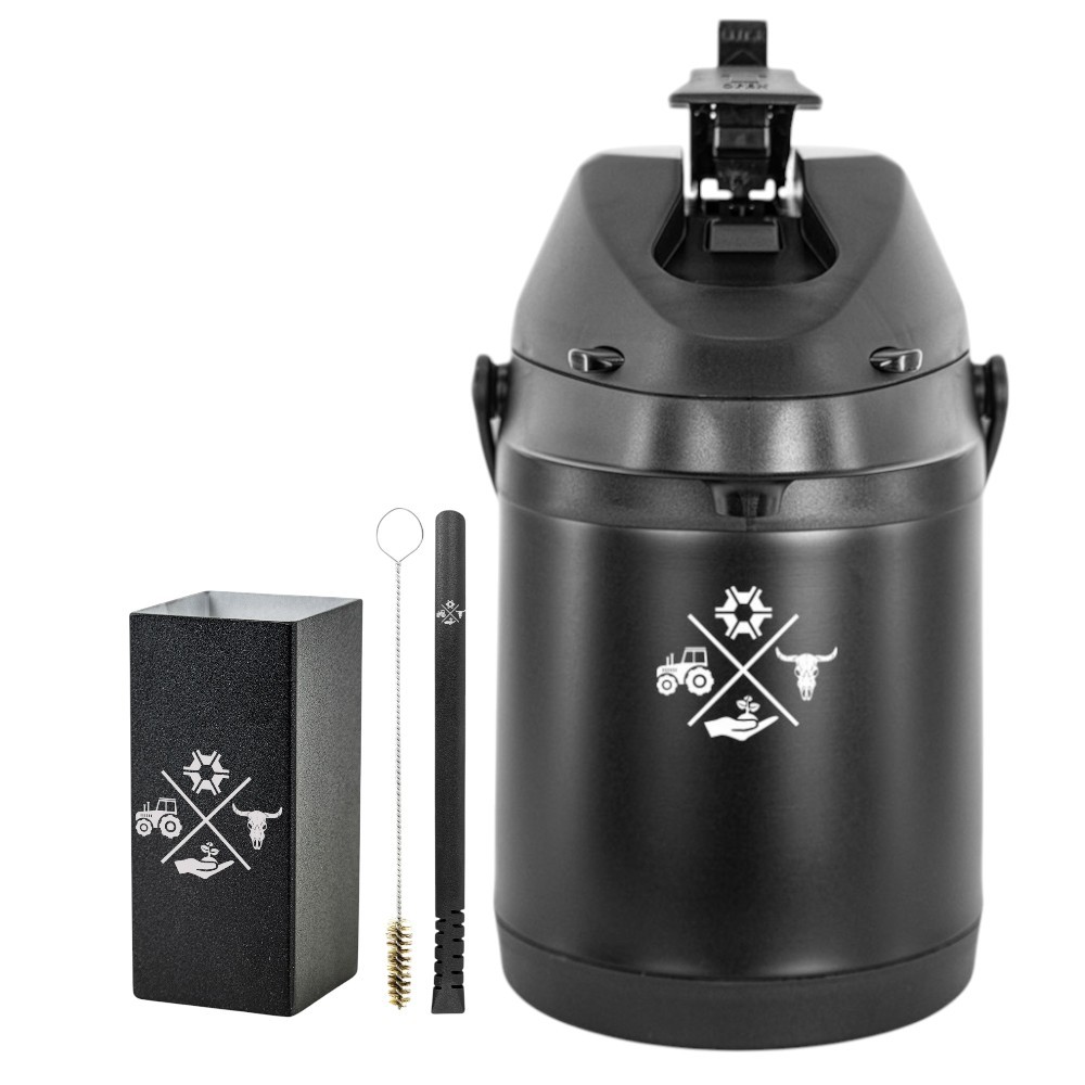 Kit Tereré Copo Bomba Garrafa Térmica 2.5l Personalize em Oferta na Shopee