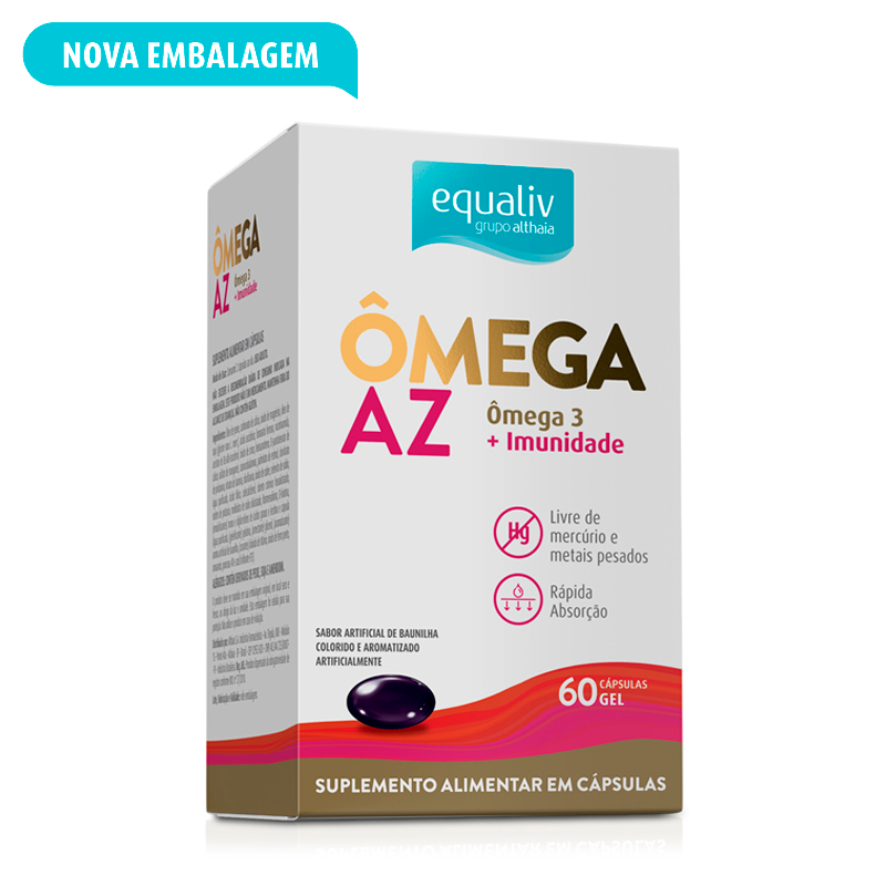Ômega 3 AZ - 60 Cápsulas em Oferta na Shopee