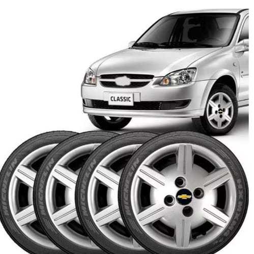 Jogo 4 calotas Corsa classic Celta aro 13 em Oferta na Shopee
