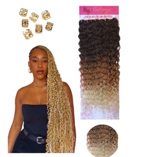 Cabelo Cacheado Bio Orgânico 70cm Crochet Braid- F-2281 Weng em Oferta na Shopee