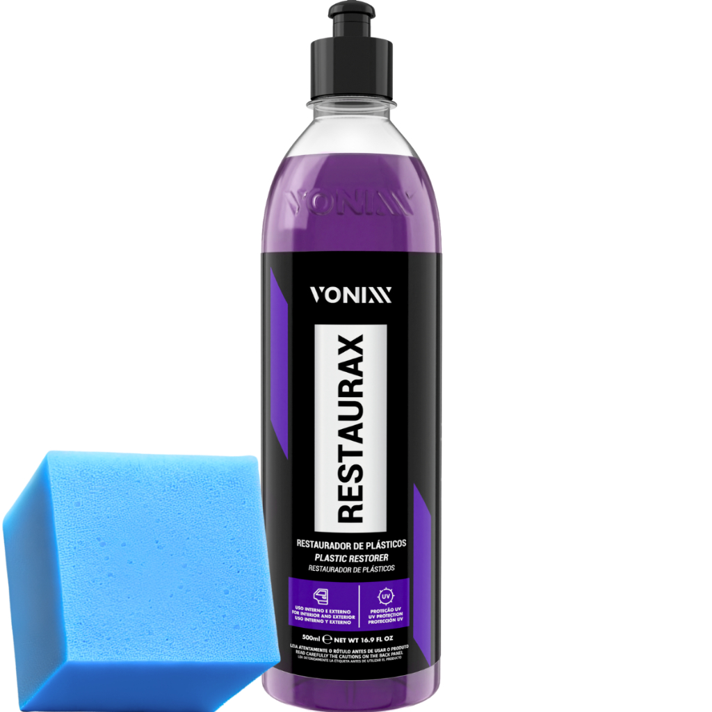 Restaurax 500ml Vonixx Restaurador Automotivo Revitalizador de Plásticos - Spare Parts and Accessories for Vehicles