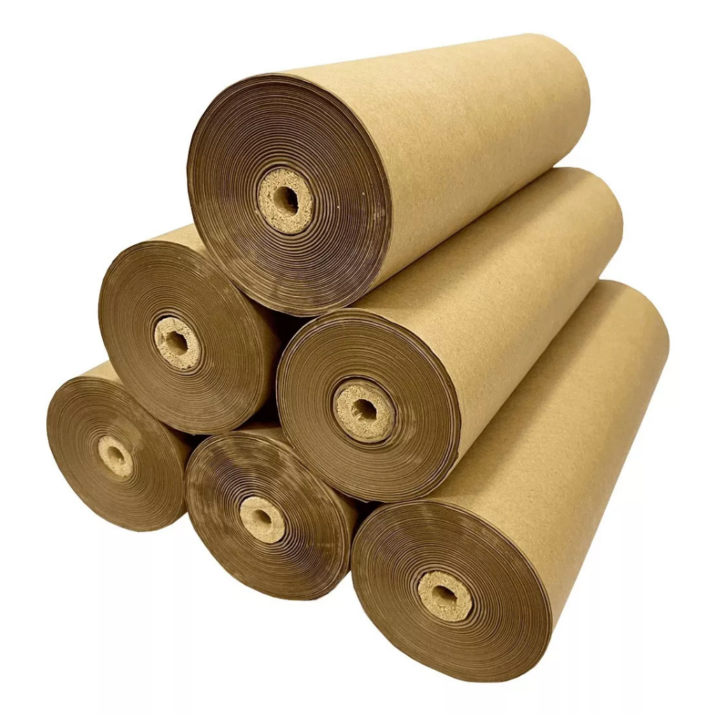Papel Bobina Semi Kraft 60cm x 150 mts - 7,5 kg  - 80 gramas /Embalagem / Caixa Embrulho  /Mascaramento
