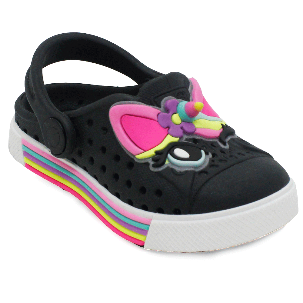 Sandália Unicornio Infantil Menina Plugt Original Joy Baby Escolar Antiderrapante Conforto