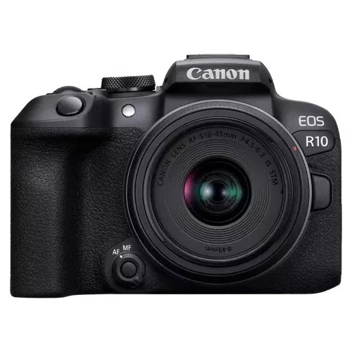 Câmera Canon Mirrorless Eos R10 Com Lente Rf-s 18-45mm Is Stm