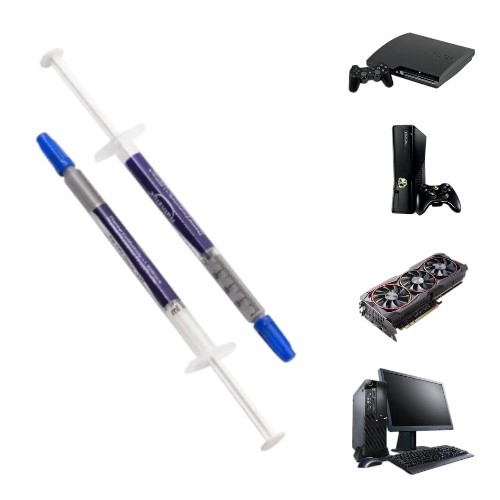 200 Unidades Pasta Térmica Prata 1G PC Ps4 Placa Consoles CPU Processador Xbox Computador