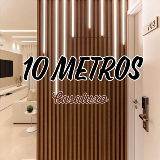 Papel de Parede Madeiras Ripadas 10 METROS X 45CM Autocolante em Oferta na Shopee