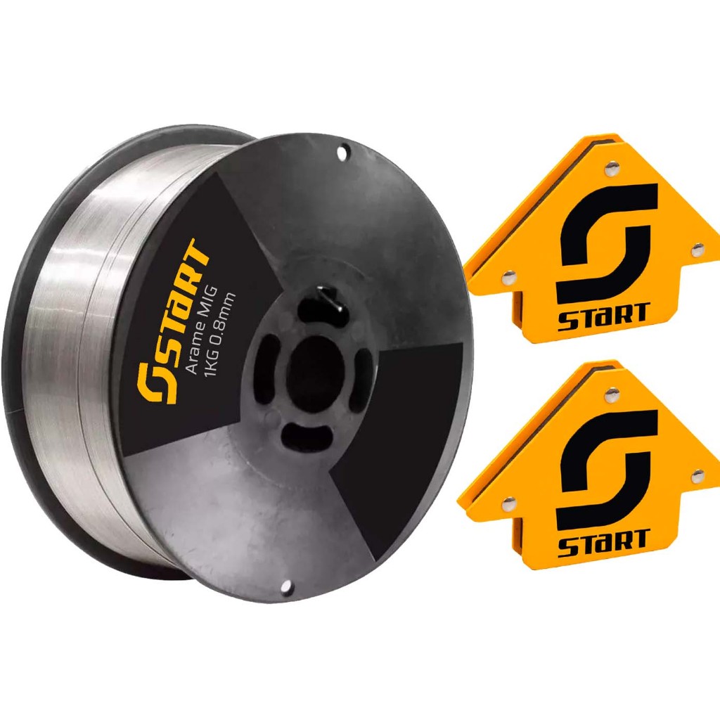 Arame De Solda Mig Para Uso Sem Gás 0,8mm 1kg + Brindes