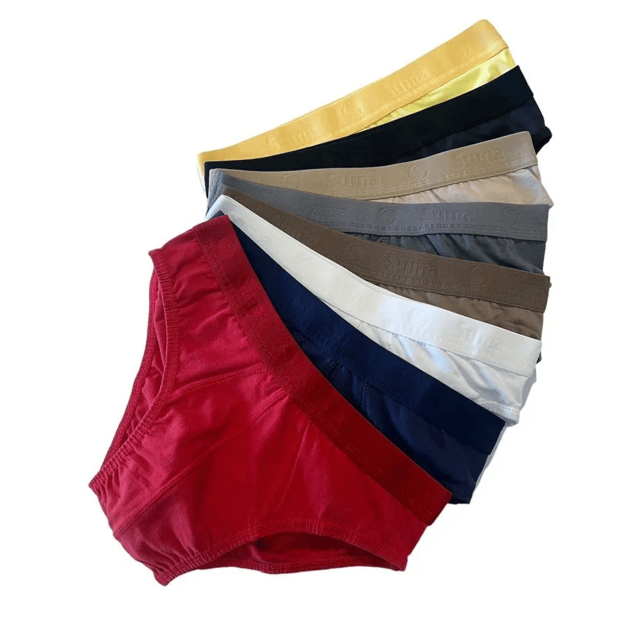 Kit 10 Cuecas Slip Tradicional 100% Algodao Cotton Antialergico Masculino P M G GG XGG ENVIO HOJE