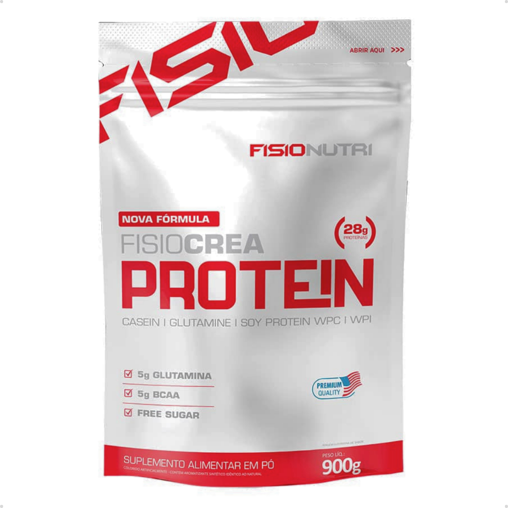 Whey Blend Protein Concentrado e Isolado 900g Fisionutri Suplemento Proteína Muscular Recuperação