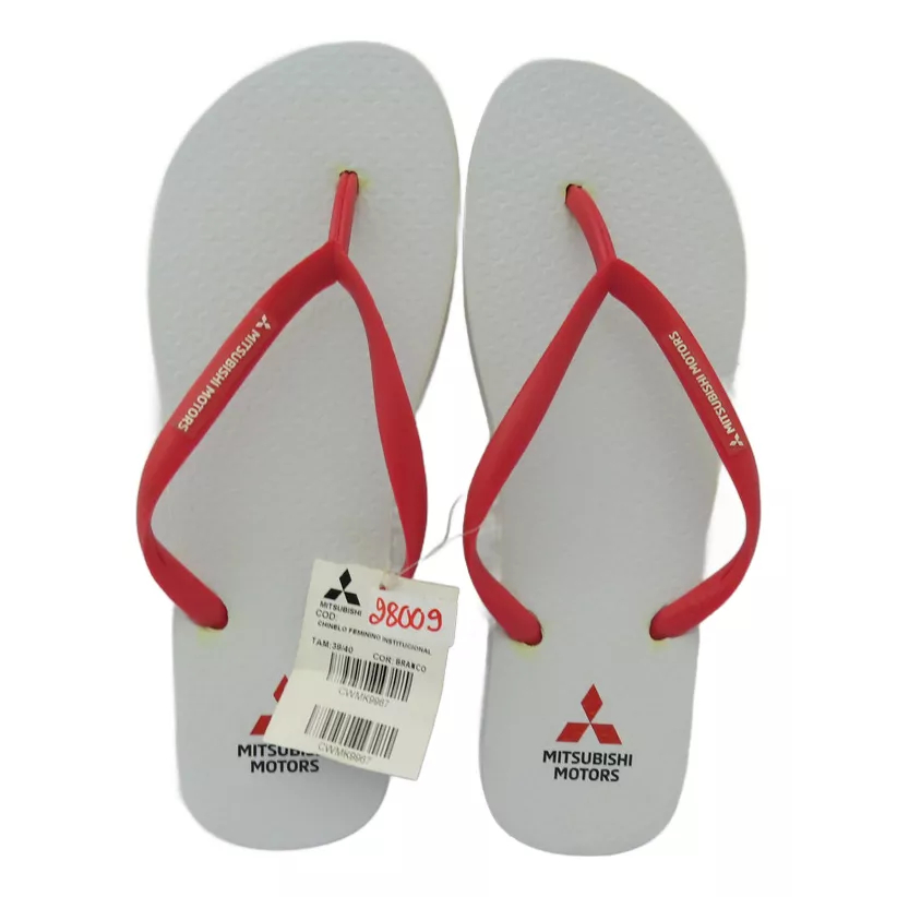 Chinelo Mitsubishi Feminino Cwma9967 39/40 Grendene - Branco e Vermelho