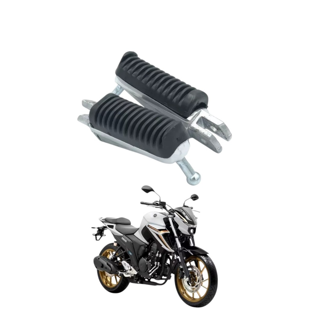 Par Pedaleira Dianteira Yamaha Fz25 Fazer250 Connected 2025