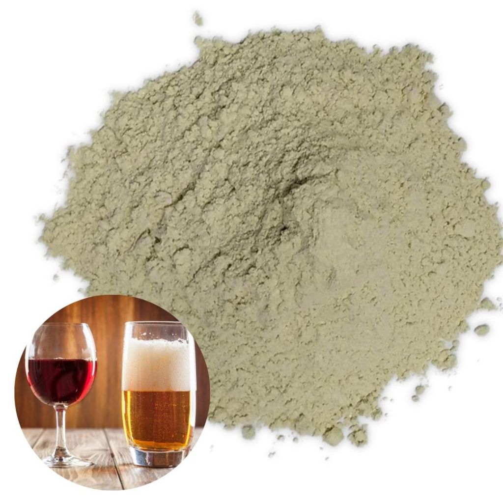 Argila De Bentonita Para Clarificação Hidromel Vinho Cerveja 1Kg