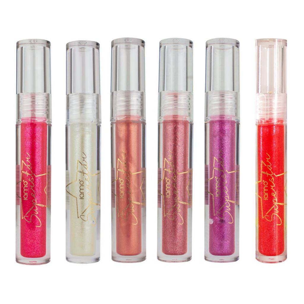Gloss Labial Superstar Iamo – Cores Intensas com Glitter + Hidratação