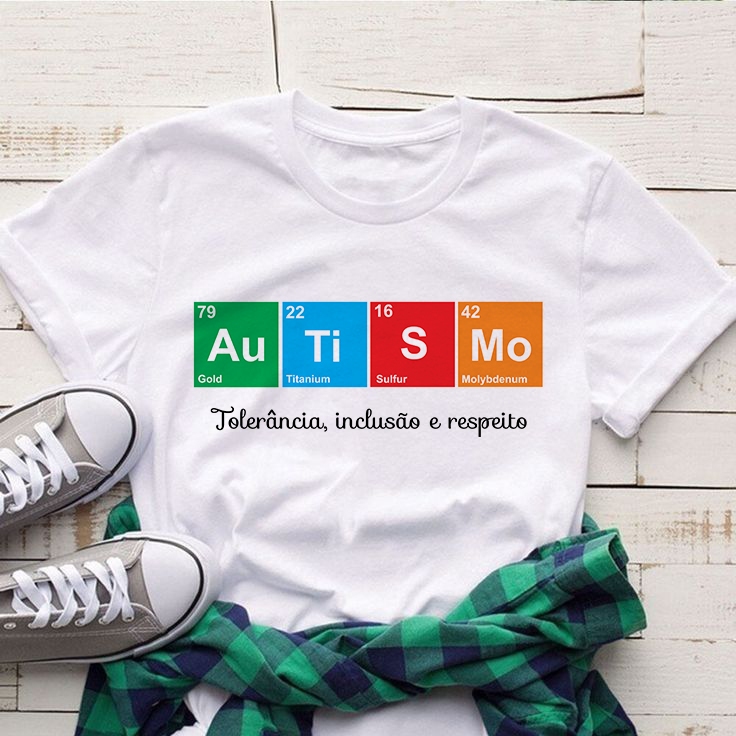CAMISETA UNISSEX OU BABY LOOK OU PLUS SIZE ABRIL AZUL AUTISMO INCLUSÃO R9104 em Oferta na Shopee
