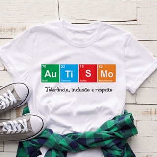 CAMISETA UNISSEX OU BABY LOOK OU PLUS SIZE ABRIL AZUL AUTISMO INCLUSÃO R9104 em Oferta na Shopee