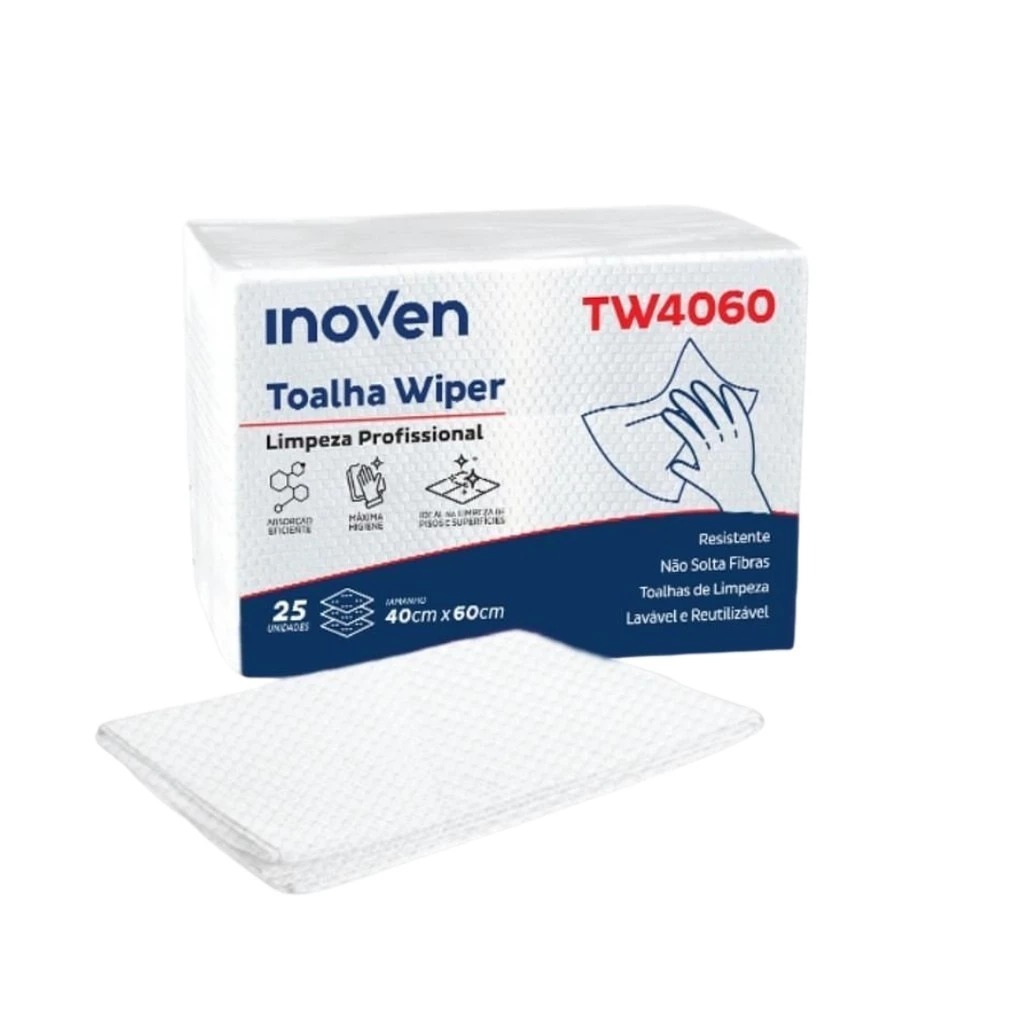 Toalha Descartável Para Pet Inoven Tamanho 40x60cm Pacote 25 Uni