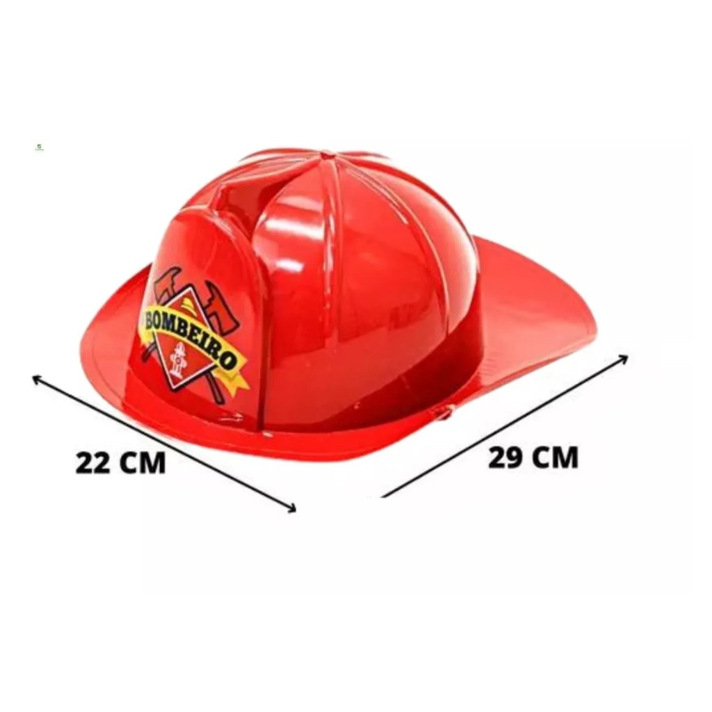 Capacete de Bombeiro Infantil - Equipamento de Fantasia - Toy Master