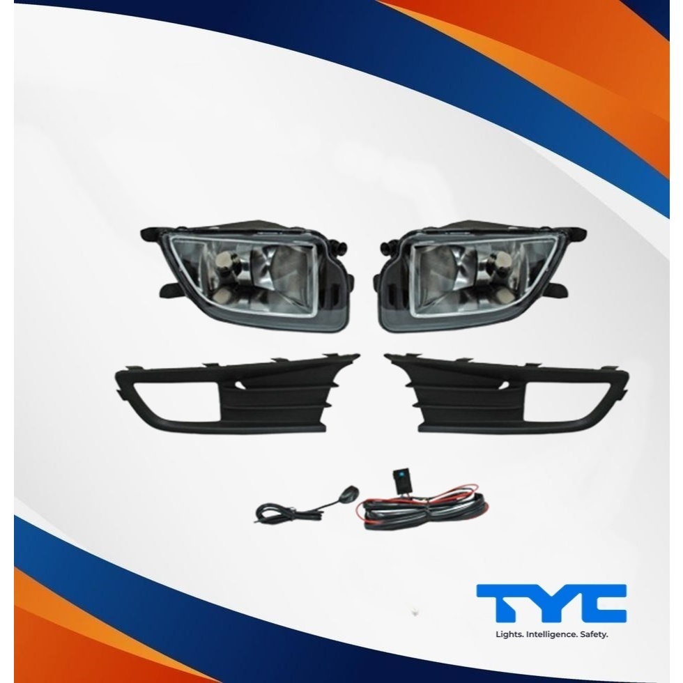 Kit Farol Auxiliar Neblina Volkswagen Gol/Voyage G6 Marca Tyc Ano: 2013 Até 2016 Cód: 19-C241-A5-2B