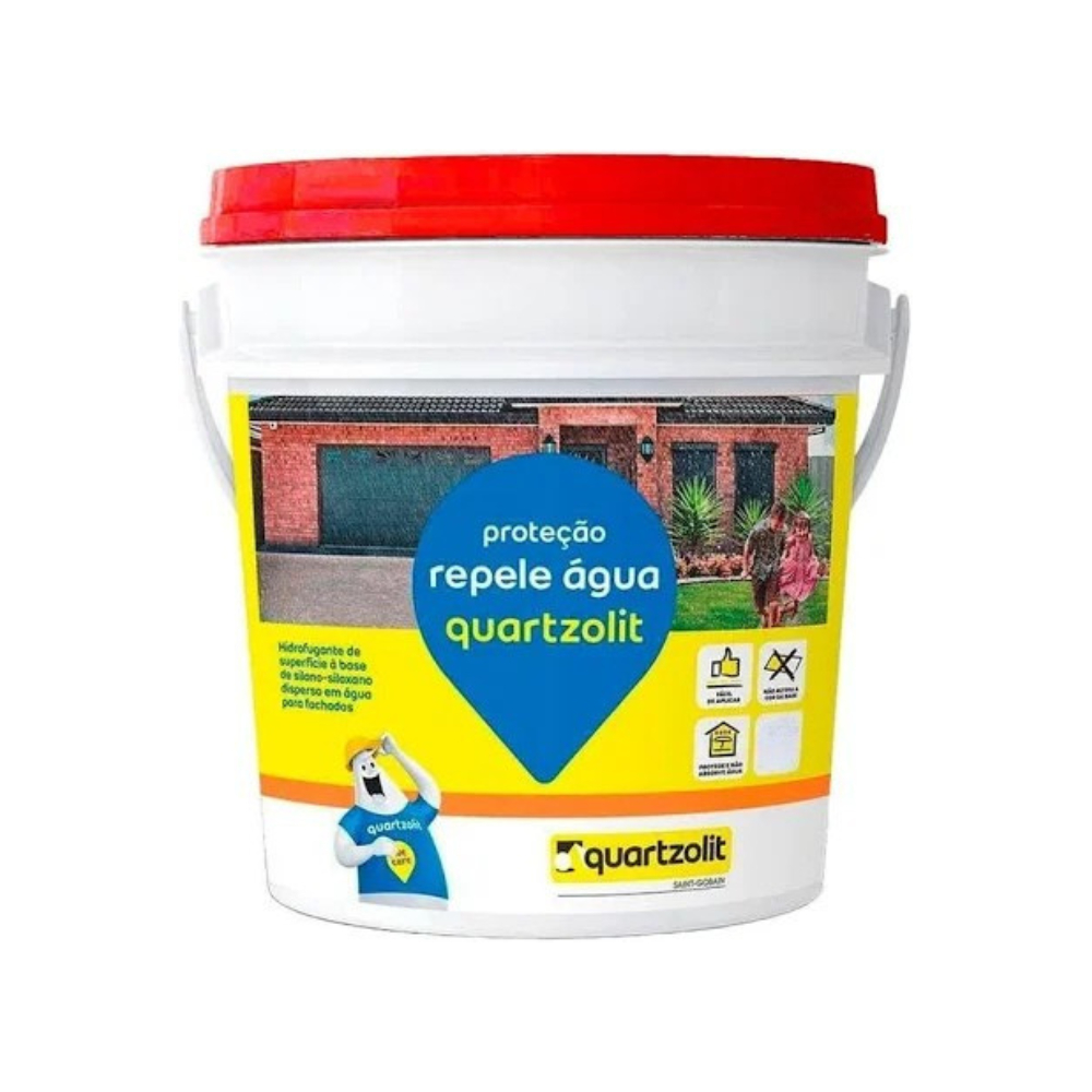 Hidrofugante Repele Água 18l Balde Quartzolit