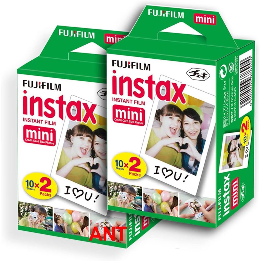 Filme Instax Mini Branco Fujifilm com 40 Fotos