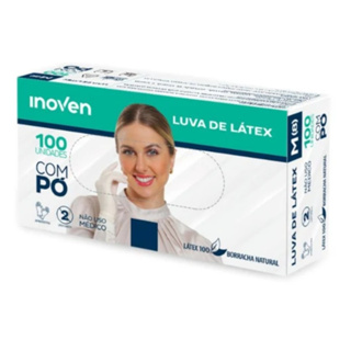 LUVA LATEX PROCEDIMENTOS COM PÓ INOVEN/MEDIX ESCOLHA A QUANTIDADE. em Oferta na Shopee