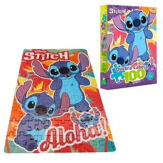 Quebra Cabeça 100 Peças Stitch - Toyster 8076 em Oferta na Shopee