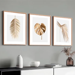 Kit Quadro Decorativo Moldura Sala Decoração Luxo Grande Moderna