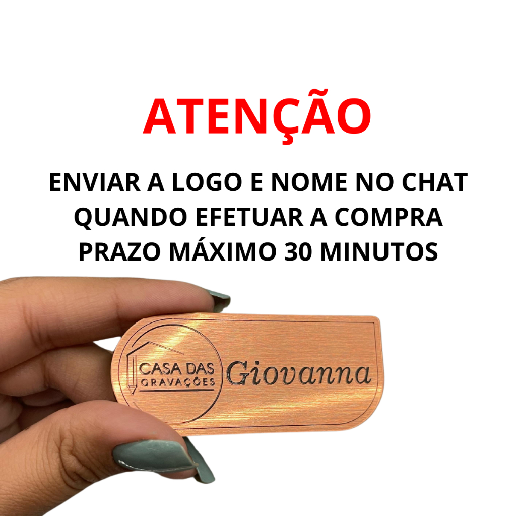 Botton Magnético Personalizado Broche de Profissão Luxo com Imã