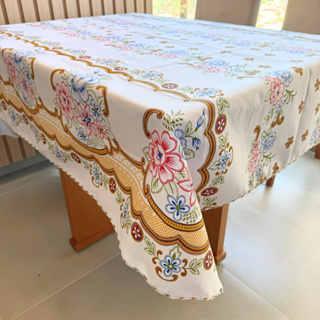 Toalha de Mesa Tecido Oxford 4 e 6 Lugares Decoracao Cozinha em Oferta na Shopee