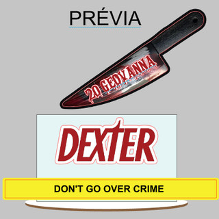 topo de bolo- DEXTER- PERSONALIZADO -paper