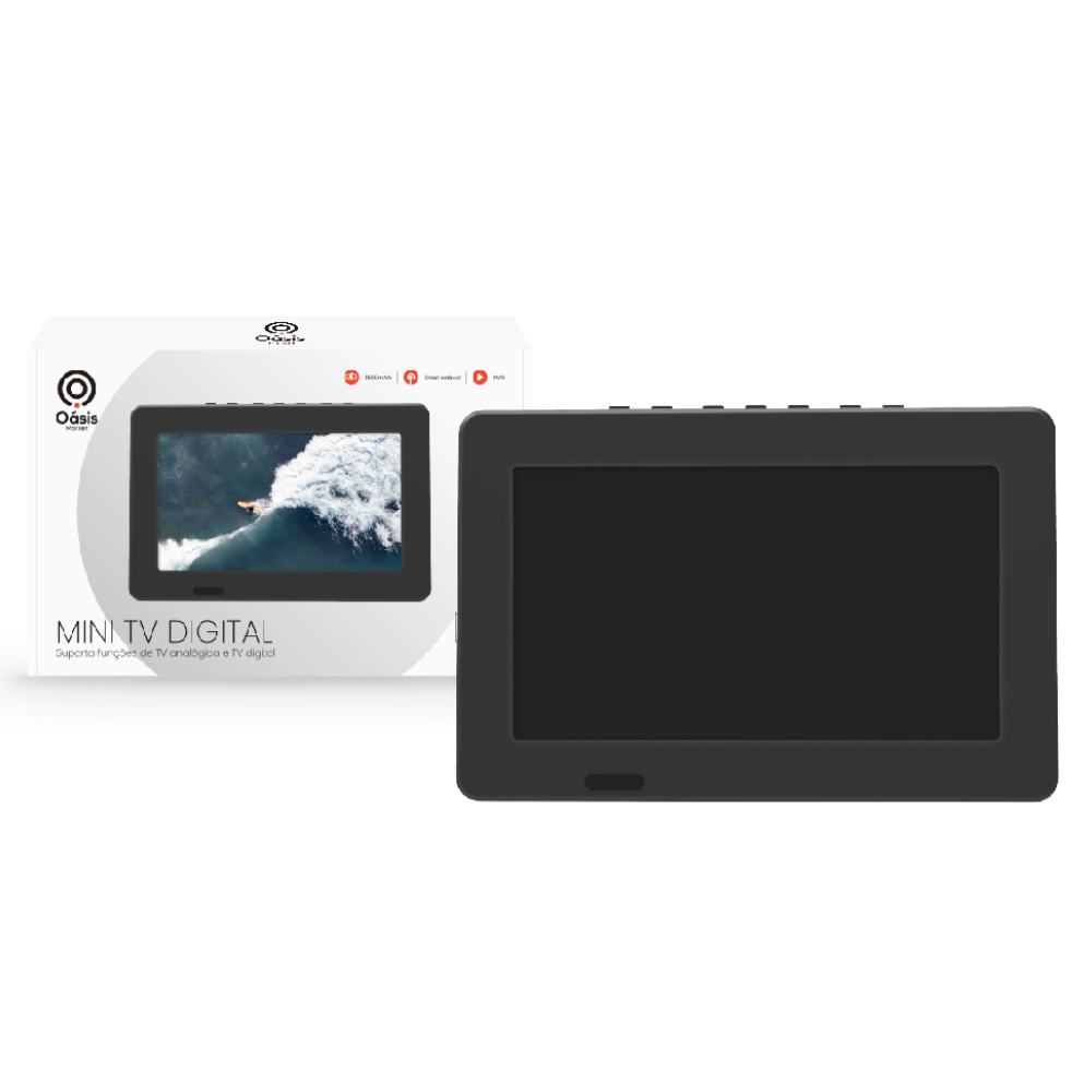 monitor Mini Tv Digital Monitor Portátil 9 Polegadas Led Hd Usb Av