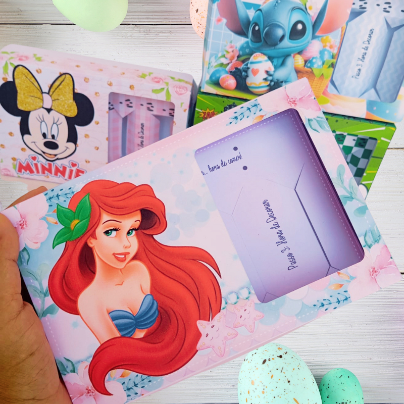 Kit Mini Confeiteiro Páscoa - Qualquer Tema - 150g a 200g - Embalagem Monta Fácil - Com Vi...