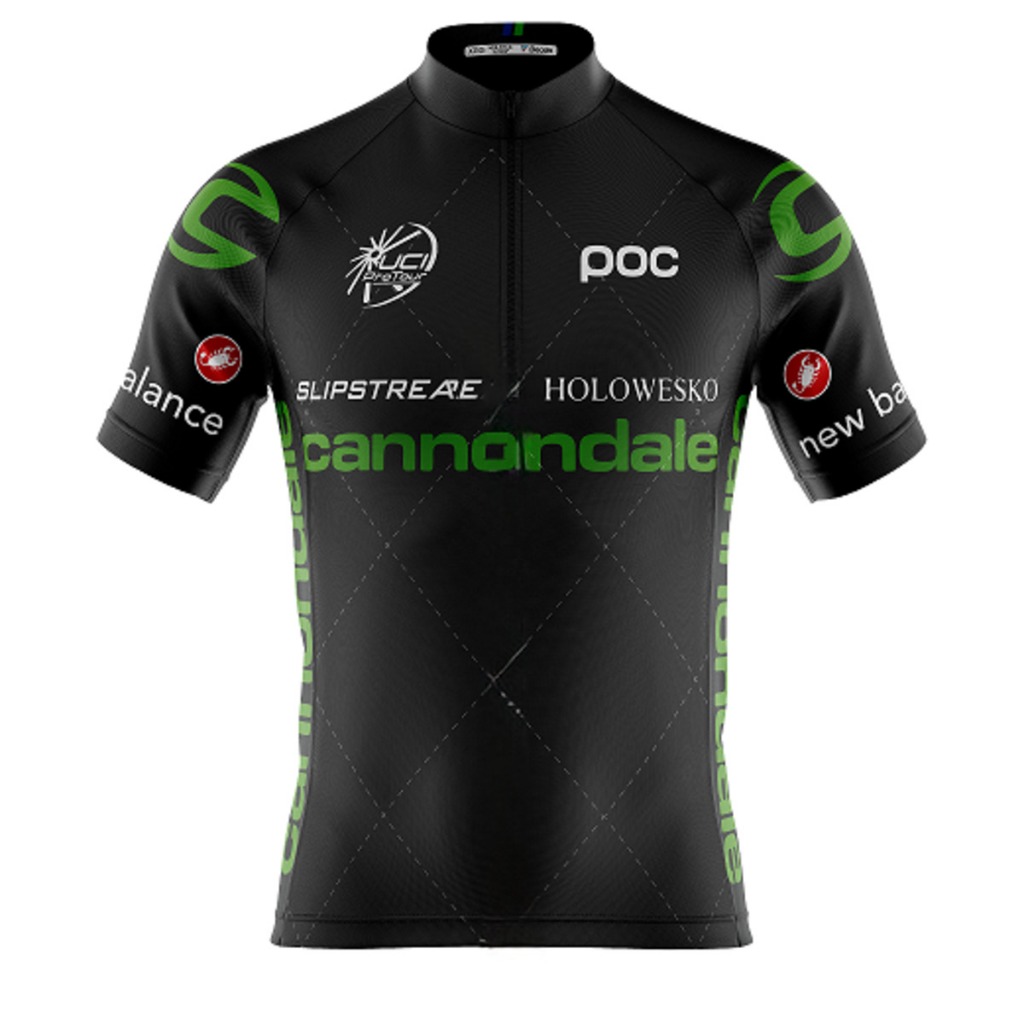 Camisa Ciclismo Dryfit Bicicleta Bike Cannondale Manga Curta Zíper Fitness