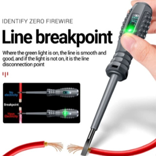 Eletricista Chave De Fenda Magnética Indução Tensão Teste Caneta Eletricistas em Oferta na Shopee