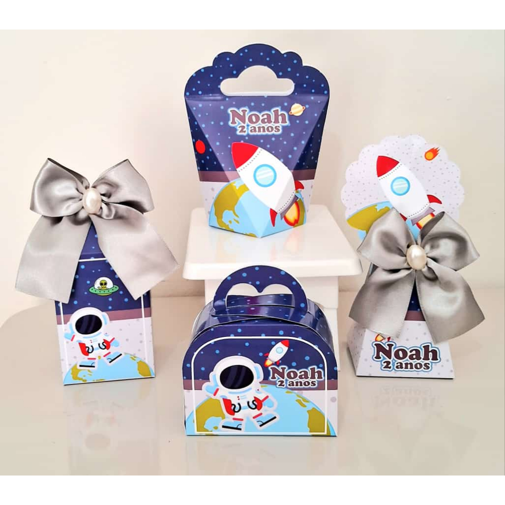 Kit Festa Astronauta - Astronauta - Personalizados - Lembrancinhas - Festa Infantil - Aniversário / PEGUE E MONTE