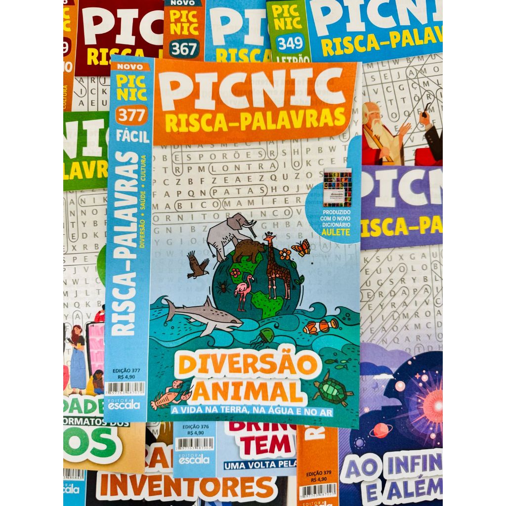 Passatempos Kit 50 unidades Pic- Nic
