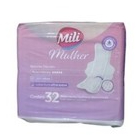 Absorvente Mili Mulher Noturno Discreto Fluxo Intenso com 32 unidades