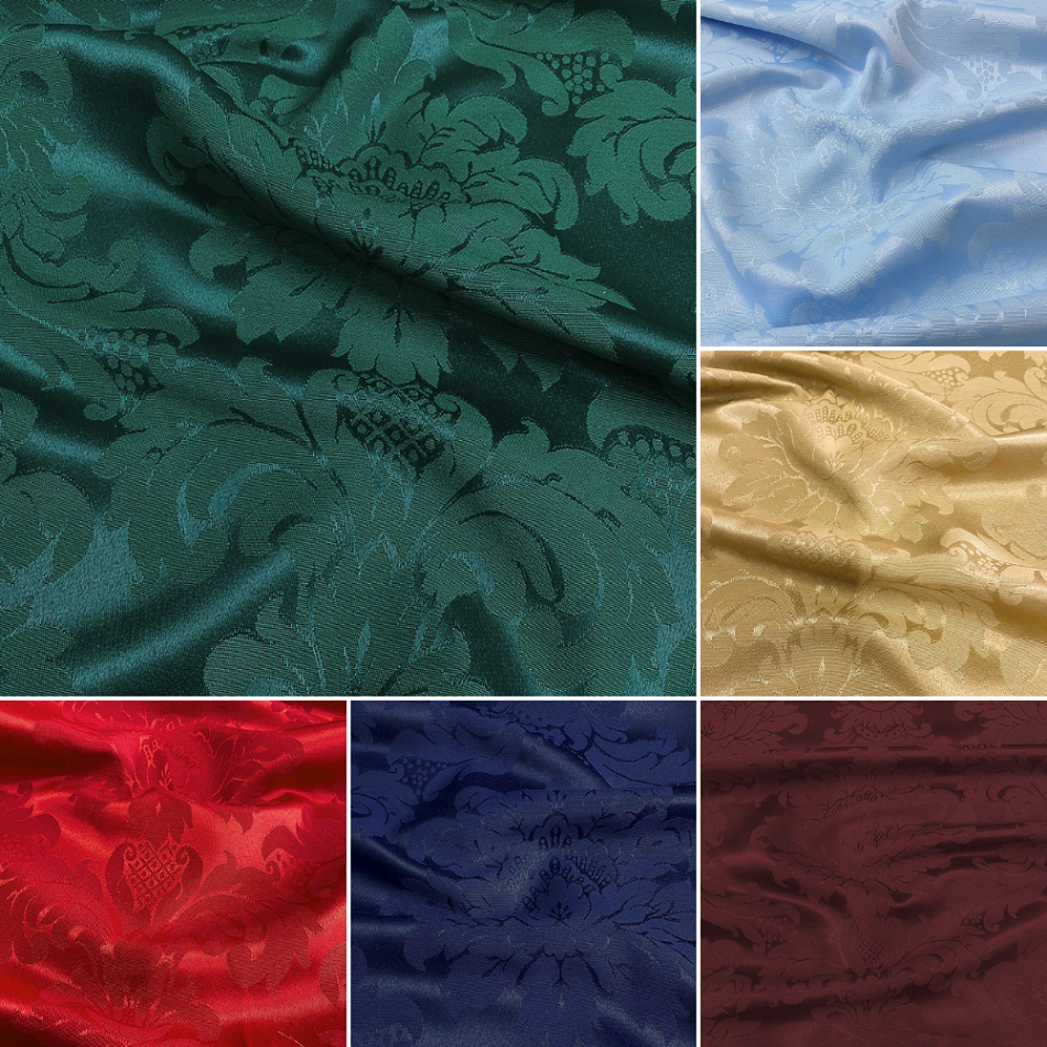 Tecido Jacquard Brocado 2 Metros Parede Painéis Decorações Medalhão Luxo 2,80 Largura