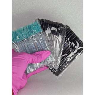 50 Escovinhas Para Extensão De Cílios Micropigmentação Sobrancelhas Henna ENVIO IMEDIATO em Oferta na Shopee