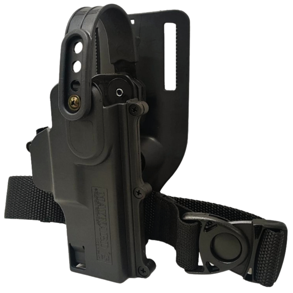 Kit Policial Coldre curto com fita Mc03f porta algemas porta carregador cinto tático marca Maynards