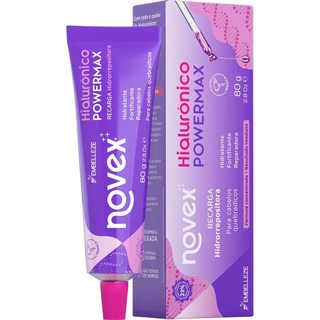Máscara de Hidratação Novex Hialurônico PowerMax Recarga Reparadora Harmonização Capilar 80G em Oferta na Shopee