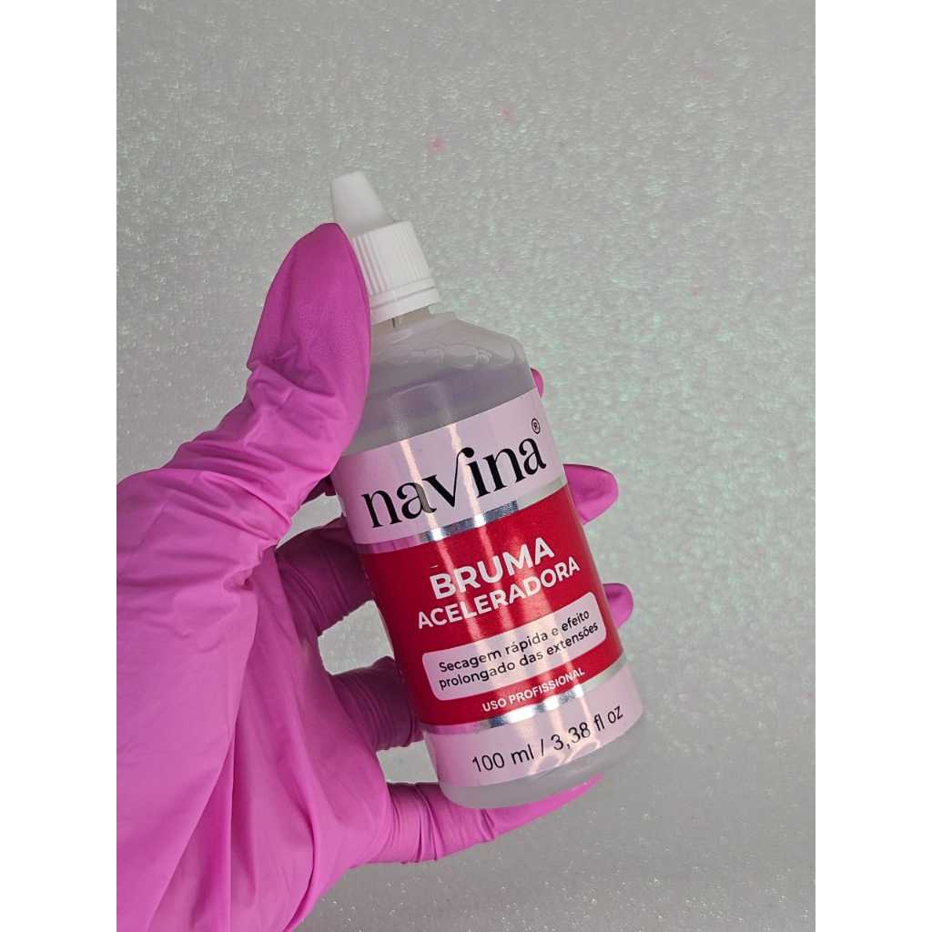 Bruma Aceleradora De Cola Navina para Extensão Alongamento de Cílios 100ml. ENVIO IMEDIATO
