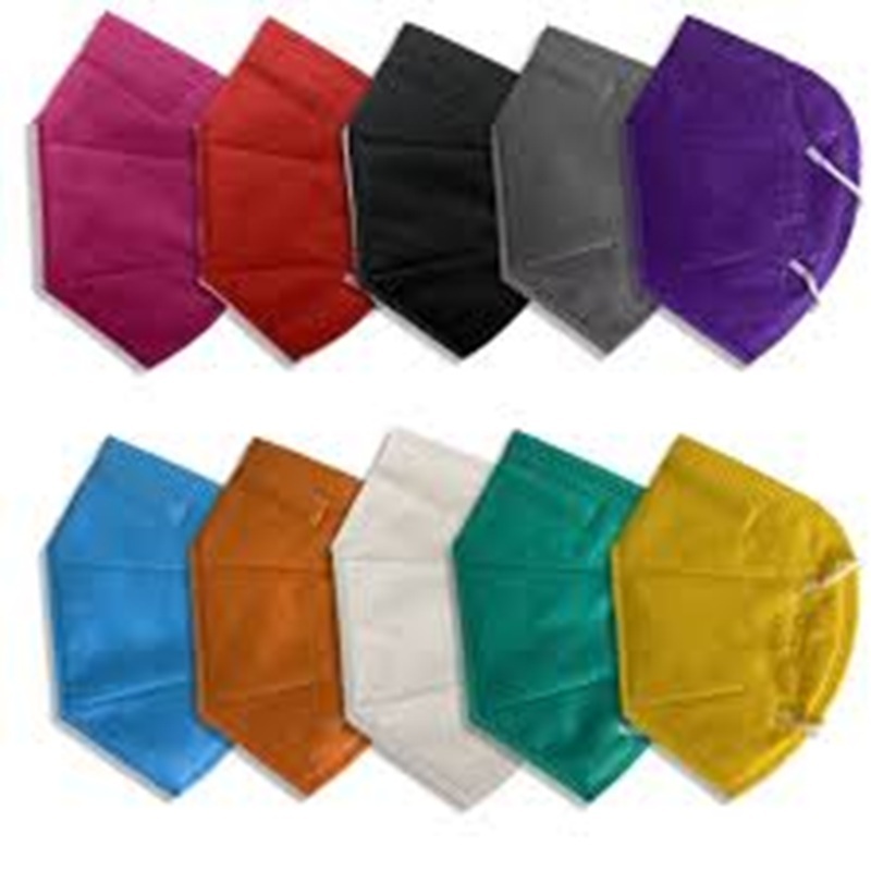 Kit 10 Máscaras N95 Proteção Respiratória PFF2 / KN95 BRANCO E COLORIDO