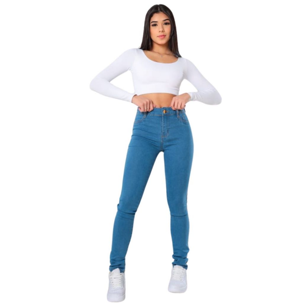 Calça Jeans Skinny Feminina Infantil Menina Elastano juvenil da Moda feminina infantil PROMOÇÃO VOLTA AS AULAS